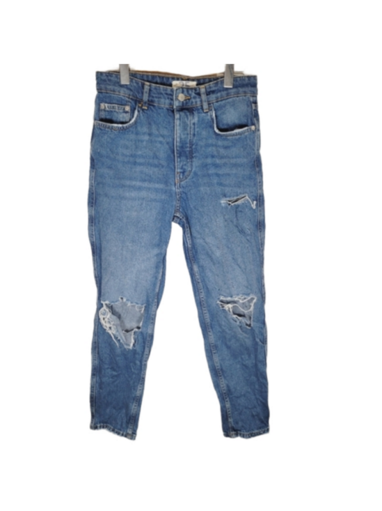 We The Free Denim - We the Free distressed button fly High rise jean